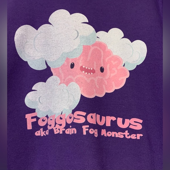 Brain Fog “Foggosaurus aka Brain Fog Monster” Hoodie - Picture 3 of 4